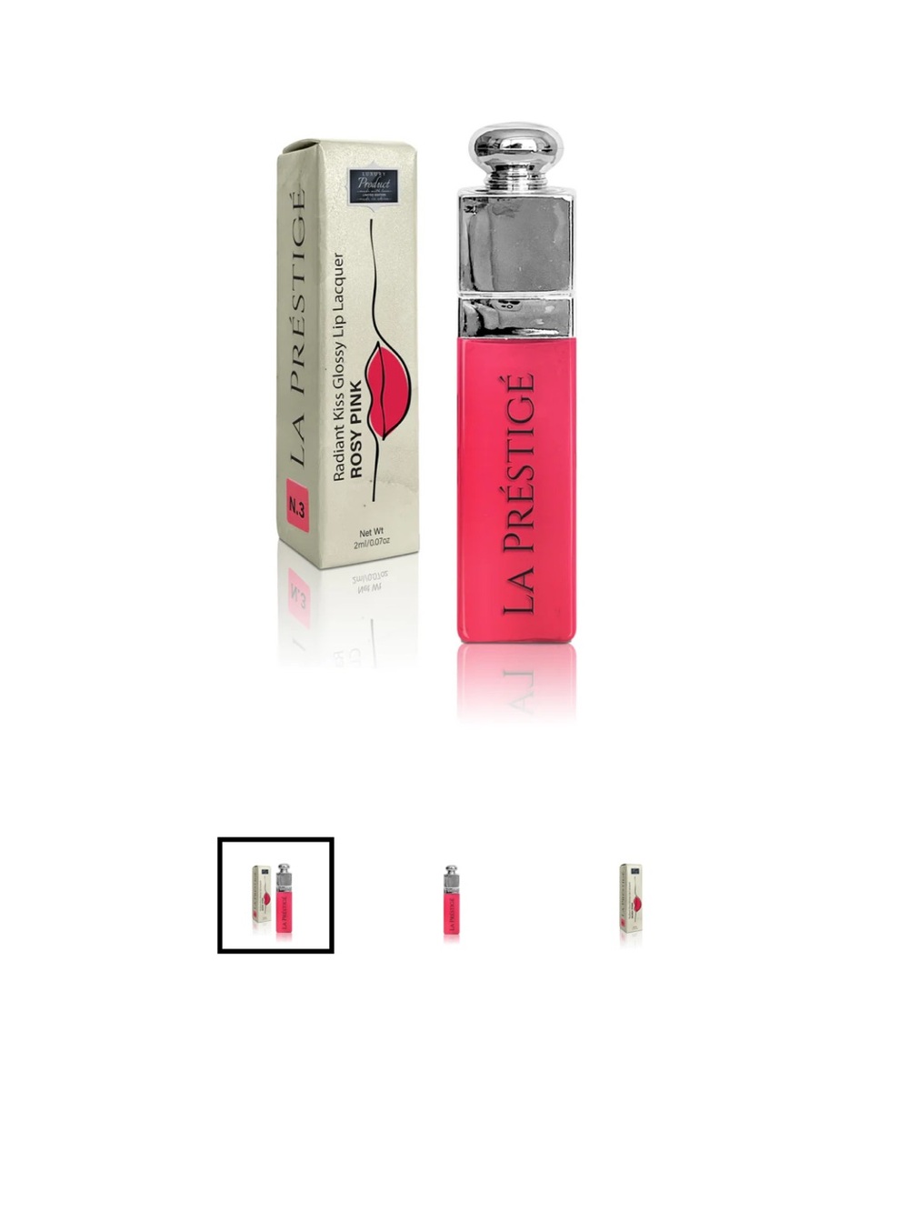 La Prestige Radiant Kiss Glossy Lip Lacquer - pick one